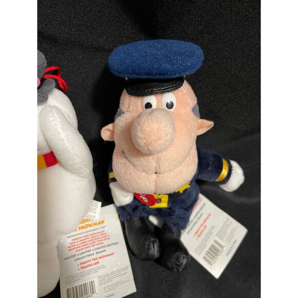 Frosty The Snowman CSV Exclusive 1999 - Frosty & Traffic Cop Plush Set WITH TAGS - Picture 3 of 6